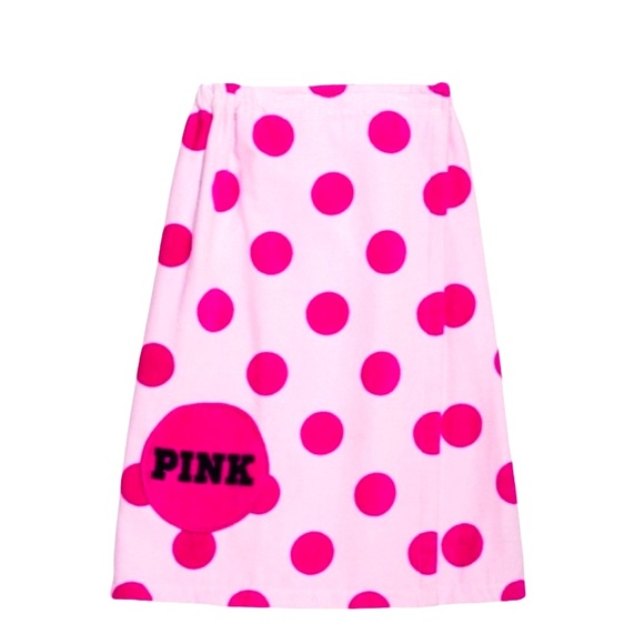 PINK Victoria's Secret Other - PINK VS Polka Dot Wrap Towel